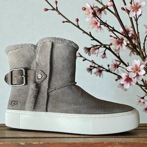 UGG Aika Suede Ankle Boots • Size 6.5 • Women